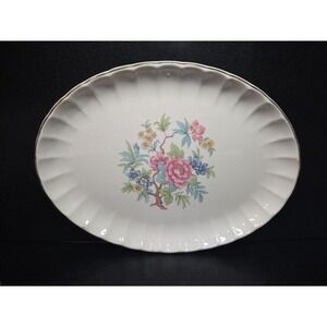 Art China Co Indian Tree‎ Oval Serving Platter, 22K Gold Trim, Replacement Tray